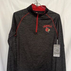 NWT Louisville Cardinals Colosseum 1/4 Zip Pullover Women’s Size M